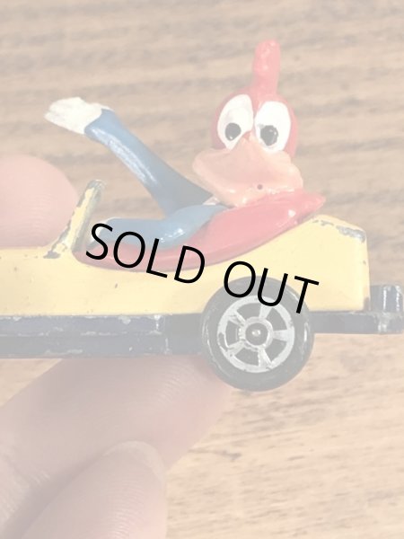 ウッドペッカーのダイキャスト製のビンテージミニカー