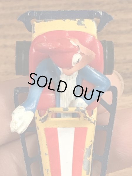 ウッドペッカーのダイキャスト製のビンテージミニカー