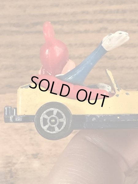 ウッドペッカーのダイキャスト製のビンテージミニカー