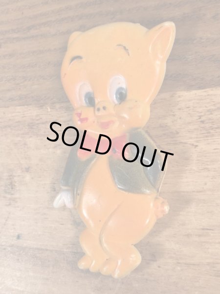 Looney Tunesのポーキーピッグのヴィンテージトイ