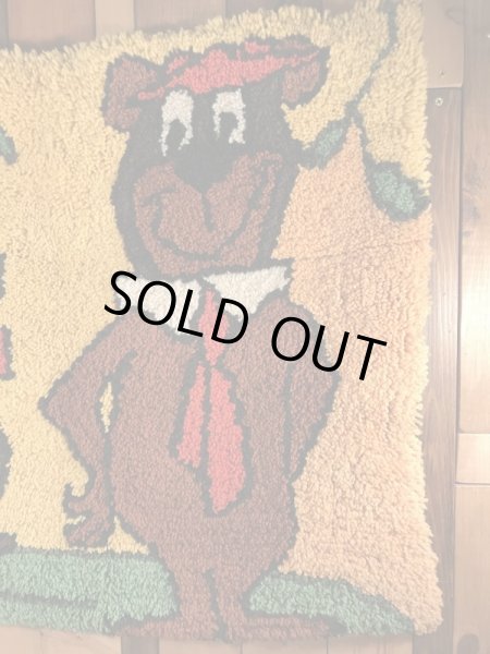 ハンナバーベラのヨギベアとブーブーのヴィンテージラグマット