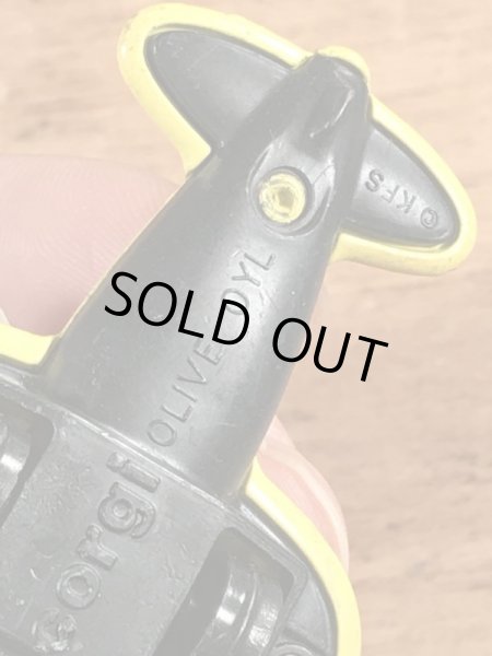 ポパイのオリーブのヴィンテージ飛行機型トイ