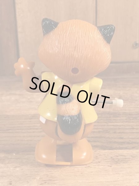 シャツテイルズのアライグマのヴィンテージゼンマイ式トイ