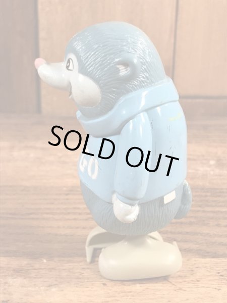 シャツテイルズのモグラのヴィンテージゼンマイ式トイ