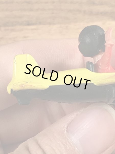 ポパイのオリーブのヴィンテージ飛行機型トイ