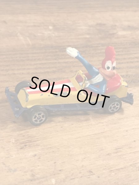 ウッドペッカーのダイキャスト製のビンテージミニカー