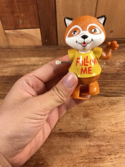 画像1: Shirt Tales “Rick Raccoon” Wind Up Toy　シャツテイルズ　ビンテージ　ワインドアップ　ゼンマイ式トイ　80年代