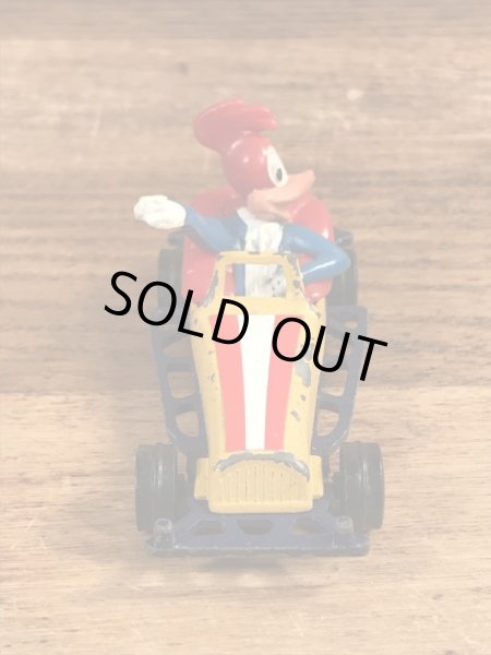 ウッドペッカーのダイキャスト製のビンテージミニカー