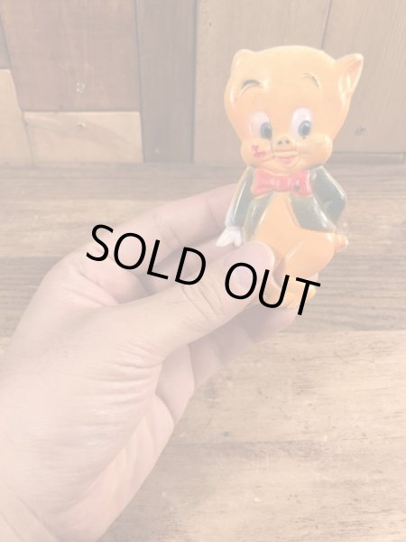 Looney Tunesのポーキーピッグのヴィンテージトイ