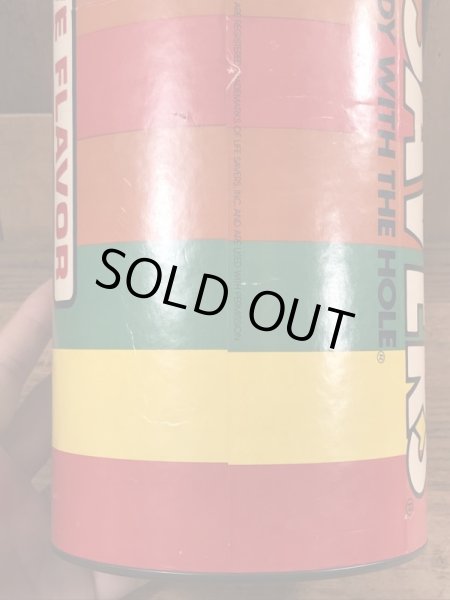 ライフセーバーズの缶のヴィンテージコインバンク