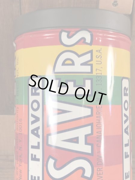 ライフセーバーズのブリキ製のビンテージ貯金箱