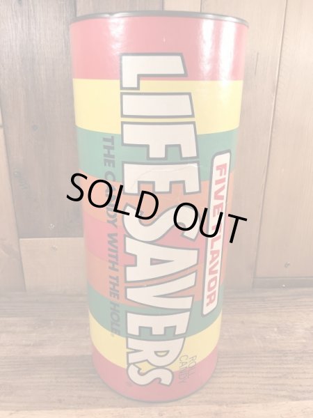 ライフセーバーズの缶のヴィンテージコインバンク