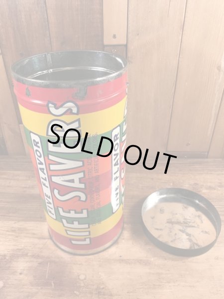 Life Saversの缶のヴィンテージコインバンク