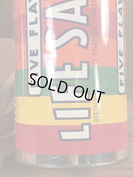 Life Saversの缶のヴィンテージコインバンク