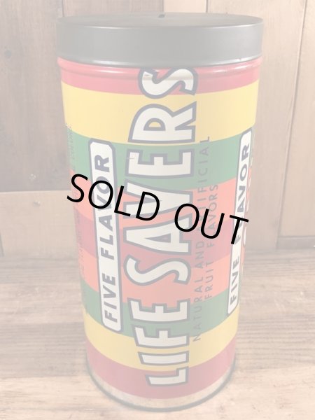 Life Saversの缶のヴィンテージコインバンク