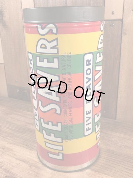 Life Saversの缶のヴィンテージコインバンク