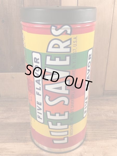 ライフセーバーズのブリキ製のビンテージ貯金箱