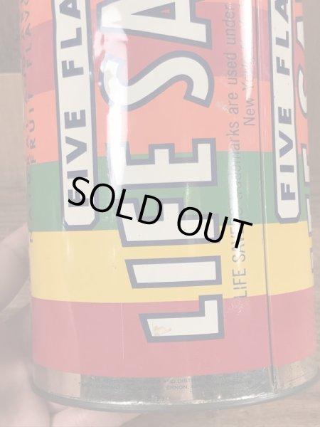 Life Saversの缶のヴィンテージコインバンク