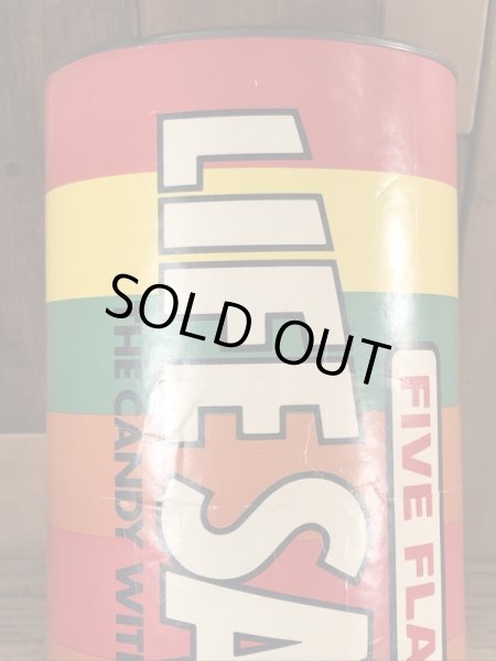 ライフセーバーズの缶のビンテージ貯金箱