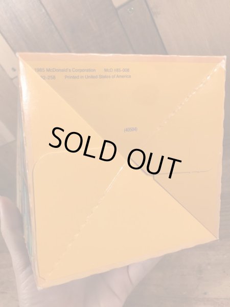 マクドナルドの80年代頃のヴィンテージハッピーミールトイボックス