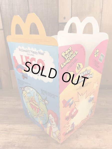 マクドナルドのLego Building Setsのビンテージハッピーミールトイボックス