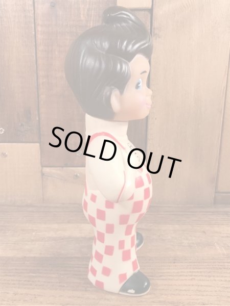 ビッグボーイの筆記体のビンテージ貯金箱