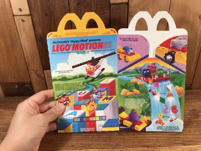 画像3: McDonald's “Lego Motion” Happy Meal Box　マクドナルド　ビンテージ　ハッピーミールボックス　ミールトイ　80年代