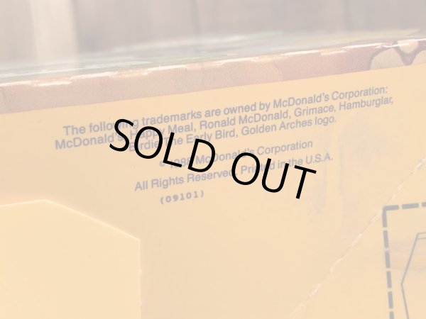 マクドナルドのTurbo Macsのビンテージハッピーミールトイボックス