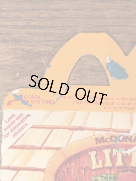 マクドナルドのLittle Engineerのビンテージハッピーミールトイボックス