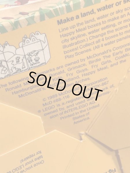 マクドナルドのLego Motionのビンテージハッピーミールトイボックス