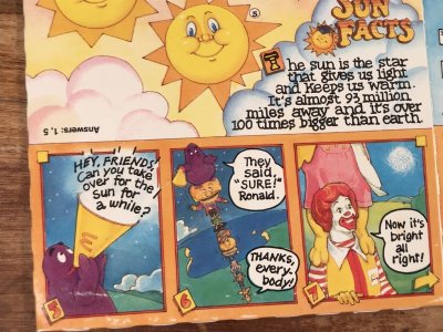 画像1: McDonald's “Day & Night” Happy Meal Box　マクドナルド　ビンテージ　ハッピーミールボックス　ミールトイ　80年代