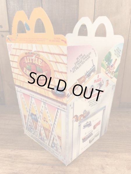 マクドナルドの80年代頃のヴィンテージハッピーミールトイボックス