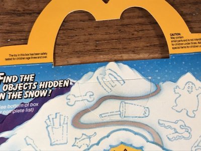 画像1: McDonald's “Turbo Macs” Happy Meal Box　マクドナルド　ビンテージ　ハッピーミールボックス　ミールトイ　80年代