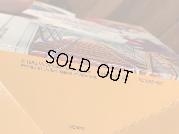 マクドナルドの80年代頃のヴィンテージハッピーミールトイボックス