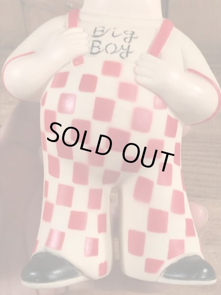 Big Boyの筆記体のヴィンテージコインバンク