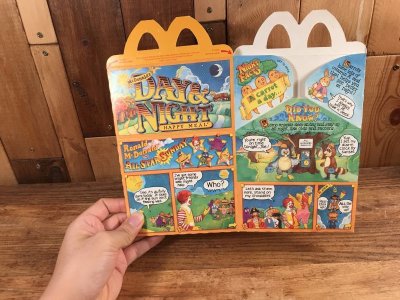 画像3: McDonald's “Day & Night” Happy Meal Box　マクドナルド　ビンテージ　ハッピーミールボックス　ミールトイ　80年代