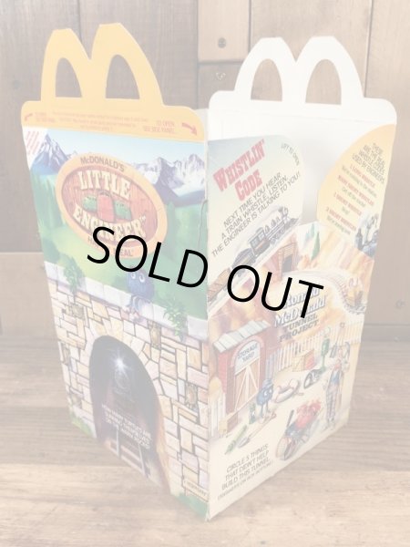 マクドナルドのLittle Engineerのビンテージハッピーミールトイボックス