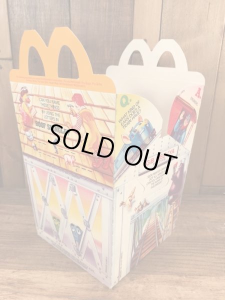 マクドナルドのLittle Engineerのビンテージハッピーミールトイボックス