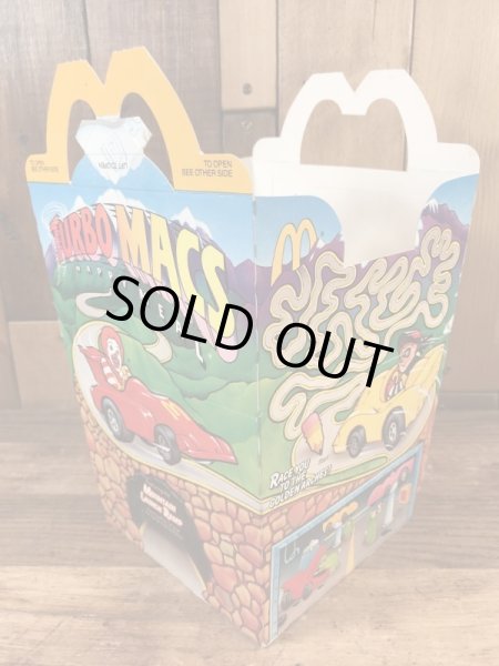 マクドナルドのTurbo Macsのビンテージハッピーミールトイボックス