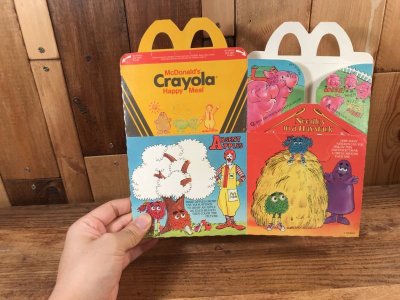 画像3: McDonald's “Crayola” Happy Meal Box　マクドナルド　ビンテージ　ハッピーミールボックス　ミールトイ　80年代