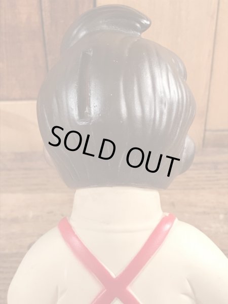 ビッグボーイの筆記体のビンテージ貯金箱