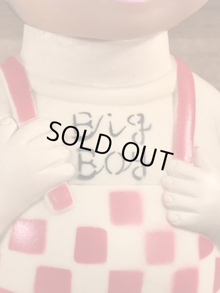 Big Boyの筆記体のヴィンテージコインバンク