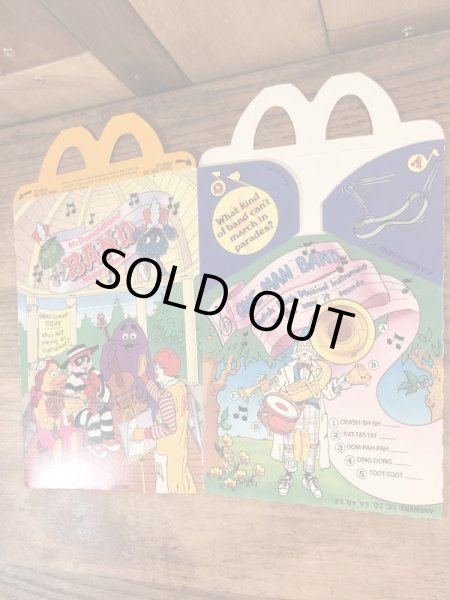 マクドナルドの80年代頃のヴィンテージハッピーミールトイボックス