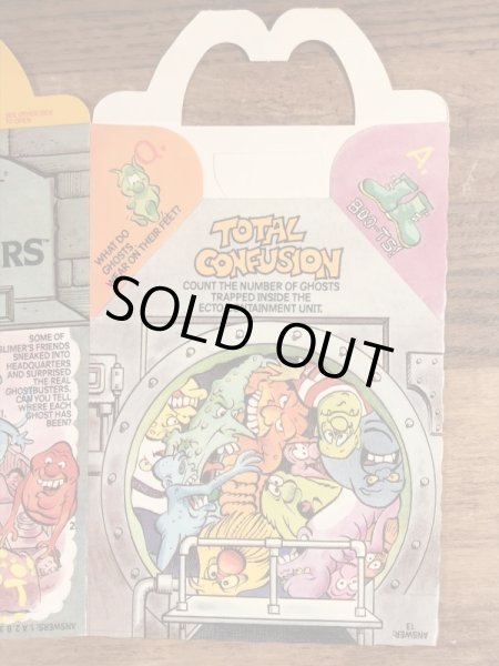 マクドナルドのゴーストバスターズのヴィンテージハッピーミールトイボックス