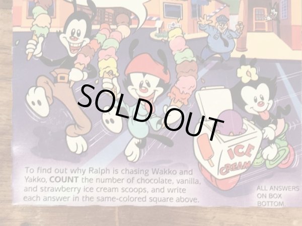 マクドナルドのAnimaniacsのビンテージハッピーミールトイボックス