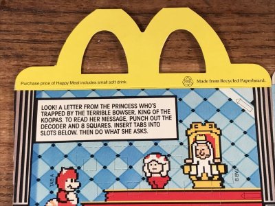 画像1: McDonald's “Super Mario Bros. 3” Happy Meal Box　マクドナルド　ビンテージ　ハッピーミールボックス　ミールトイ　90年代