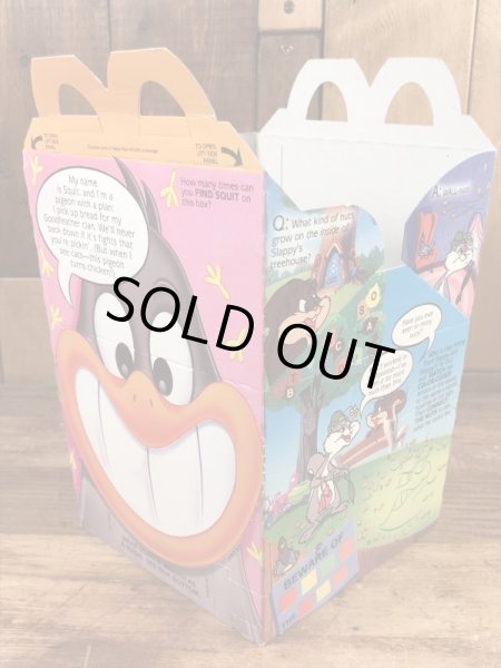 マクドナルドのアニマニアックスのヴィンテージハッピーミールトイボックス