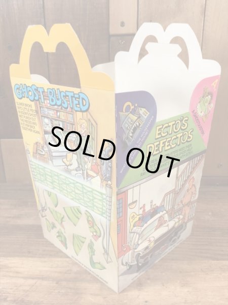マクドナルドのゴーストバスターズのヴィンテージハッピーミールトイボックス