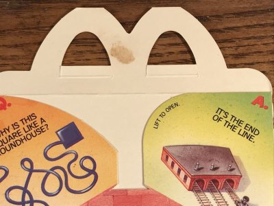 画像2: McDonald's “Little Engineer” Happy Meal Box　マクドナルド　ビンテージ　ハッピーミールボックス　ミールトイ　80年代