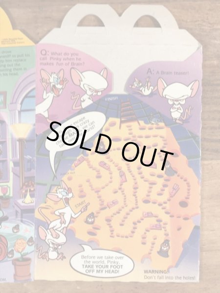 マクドナルドのアニマニアックスのヴィンテージハッピーミールトイボックス